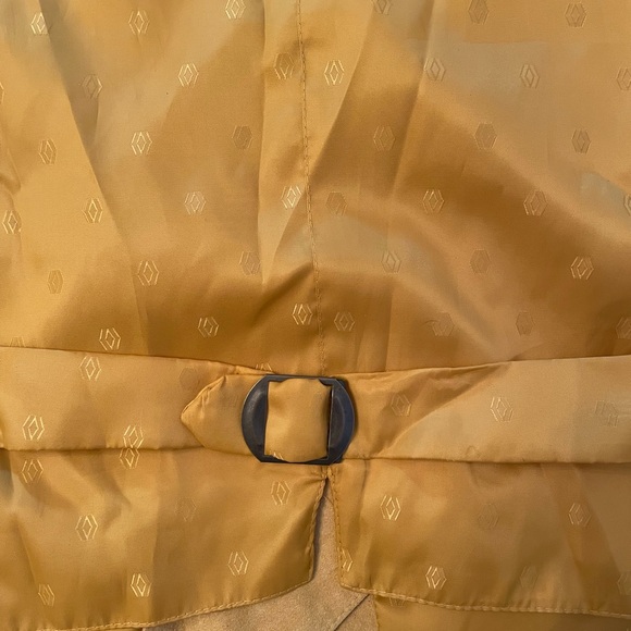 Forenza Genuine Leather Button Vest Yellow Women’s Medium - Picture 7 of 11